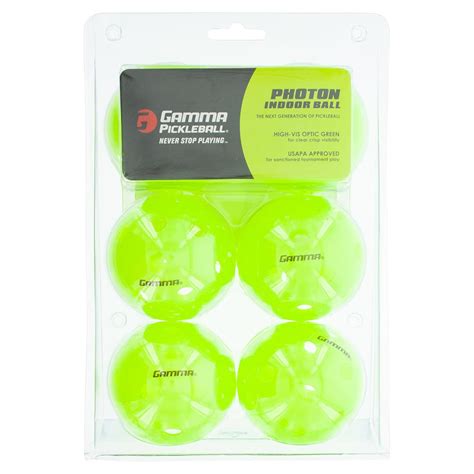 Gamma Photon Indoor Pickleball 6 Pack Gamma Indoor Pickleballs