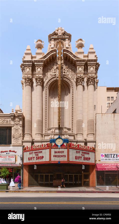 Los Angeles Theatre Movie Palace Stock Photo - Alamy