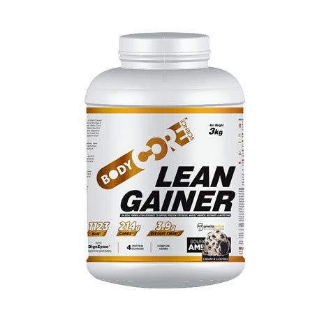 Body Core Science Bcs Lean Gainer 3 Kg Weight Gainer Muscle Gainer Mass Gainer Cream