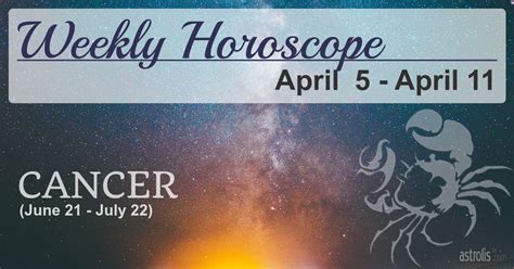 Weekly Forecast For Cancer Your Cosmic Guide For The Week