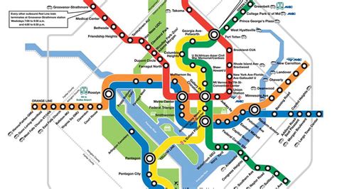 WMATA Metro Map