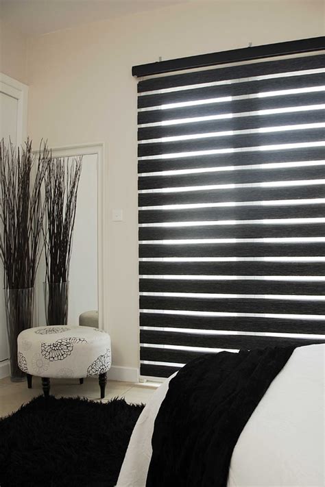 Black Duplex Blinds for Windows | Custom Made Rimini Blinds