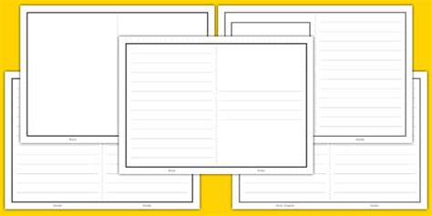 Template Writing Booklet – Teaching Resource - Twinkl