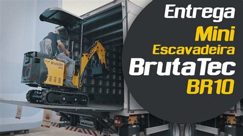 Brutatec Mini Escavadeira BR10 Entrega Mini Escavadeira Multivisi