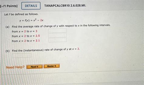 Solved Let F Be Defined As Follows Y F X X2−2x A Find