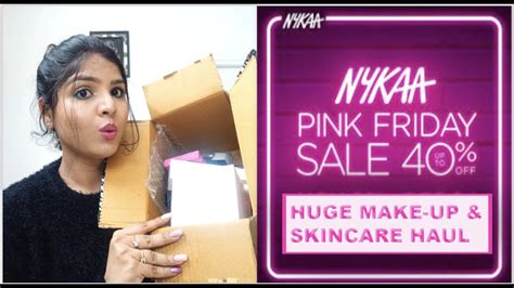 Nykaa Pink Friday Sale [nykaa Haul] Huge Makeup And Skincare Haul Nykaa Onlineshopping