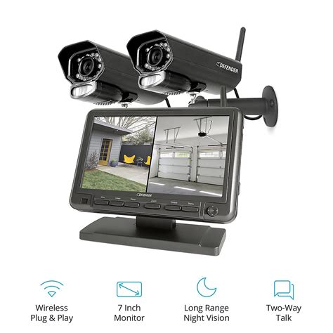 Defender Phoenixm2 4-Channel 2-Camera Wireless Security System | BJ's ...