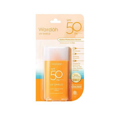wardah sunscreen wardah uv shield active protection serum spf