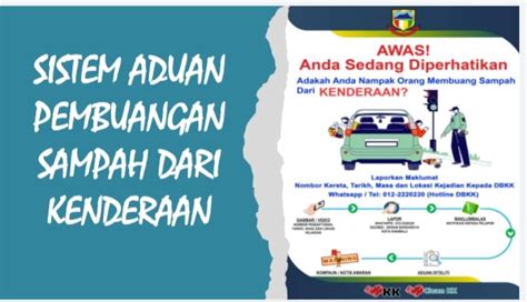 Sesiapa Yang Ternampak Seseorang Membuang Sampah Dari Kenderaan Bukan