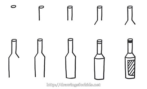 How To Draw A Bottle Of Beer