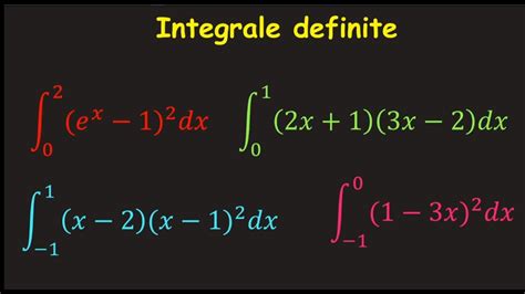 Integrale Definite Bac Rezolvare Exercitii Formule Clasa 12invata