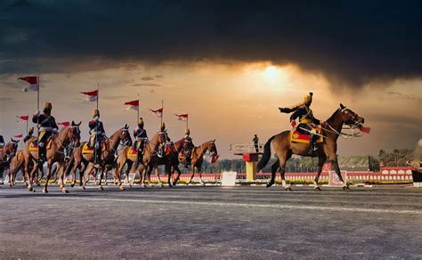 Indian Army's last Horse-mounted cavalry, 61st Cavalry, during ...