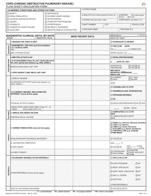 Fillable Online Copd Chronic Obstructive Pulmonary Disease Fax Email