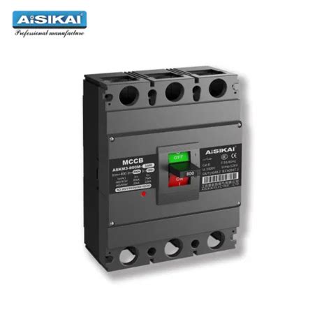 3 Pole 1250a Thermomagnetic Mccb Ce Certified Molded Case Circuit Breaker Aisikai Mccb Facotry