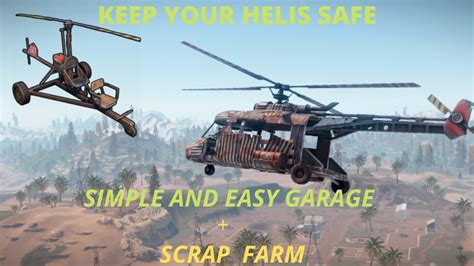 3in1 Scrap And Minicopter Garage Hemp Farm Rust Building 2020 Youtube