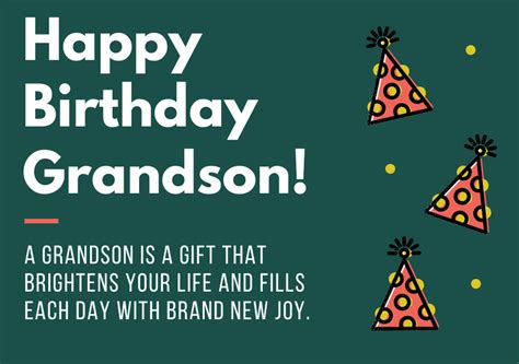 101 Unique Happy Birthday Grandson Messages and Quotes ...