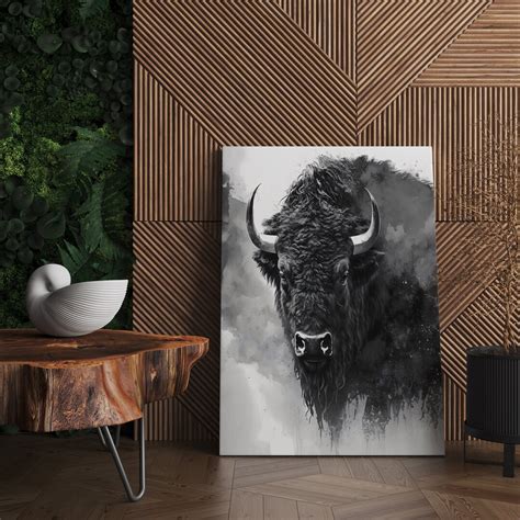 Buffalo Canvas Print Buffalo Canvas Art, Buffalo Print, Buffalo Wall Art, Buffalo Canvas ...