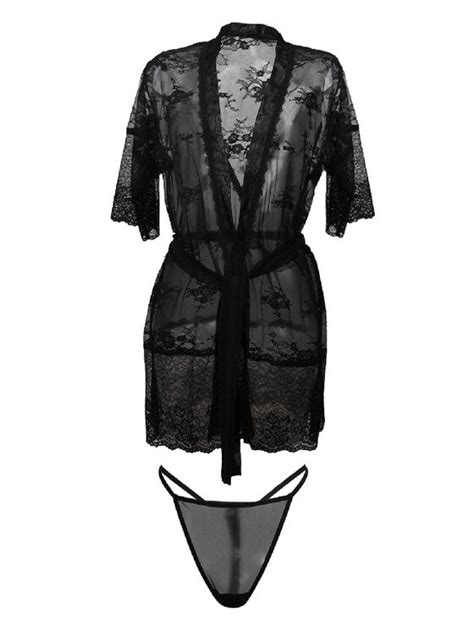 Dkaren Lingerie Szlafrok Anastazja Czarny Modivo Pl