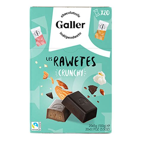 Pralinen Set Galler Les Rawetes Crunchy 20 Stk 100 G