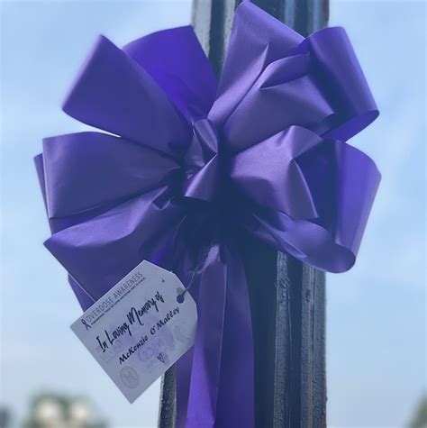 Purple Ribbons for Overdose Awareness - Caught In Southie