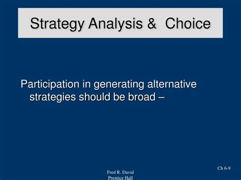 Ppt Chapter Strategy Analysis And Choice Powerpoint Presentation