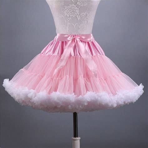 2019 Ruffles Petticoat Underskirt Women MIni Petticoat Tulle Puffy