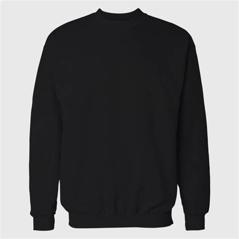 Jual Sweater Crewneck Polos Hitam Shopee Indonesia