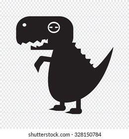 Tyrannosaurus Dinosaur Icon Stock Vector Royalty Free