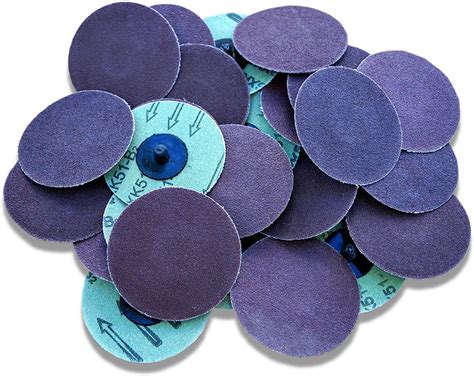 Pc Roloc Discs Grit R Type Sanding Abrasive Roll Lock Medium