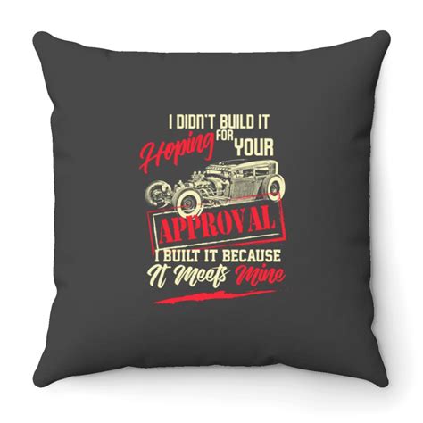 Gal Hotrods Throw Pillows Hot Rod Lovers Throw Pillow For Men Or Woman Hot Rod Sold By Celebrity