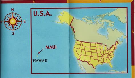 Map Of USA With Hawaii | Printable Map Of USA