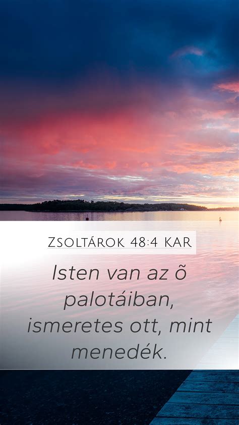 Zsoltárok 48 4 KAR Mobile Phone Wallpaper Isten van az õ palotáiban