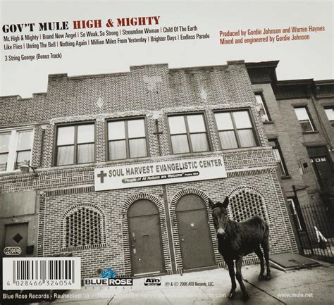 Classic Rock Covers Database Gov T Mule High Mighty 2006