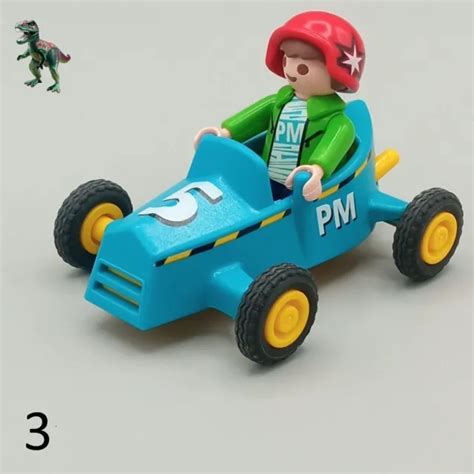 PLAYMOBIL GO KART Coche Carreras Niño Competicion PM 5 Piloto Deporte