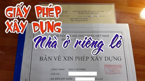 Giấy phép xây dựng nhà ở riêng lẻ tại đô thị và một số thông tin cơ bản ...