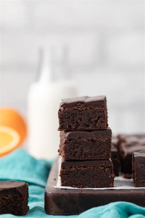 Chocolate Orange Brownies Recipe Baked By An Introvert