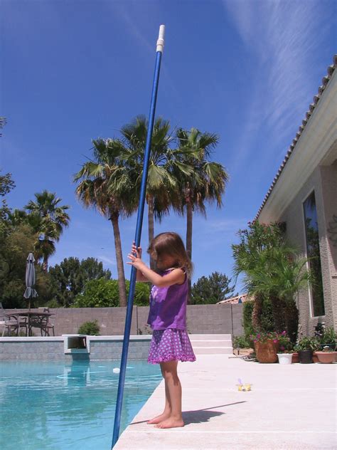 Swimming Fun Beemyr Sweeping The Pool Beauty Playin Eh Flickr