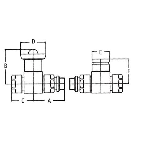 Francis Pegler Terrier Ultra Modern Straight Radiator Valve Chrome Bathroom Supplies Online