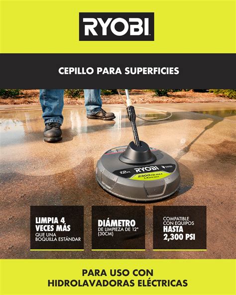 Cepillo De Superficies Para Hidrolavadoras El Ctricas The Home Depot