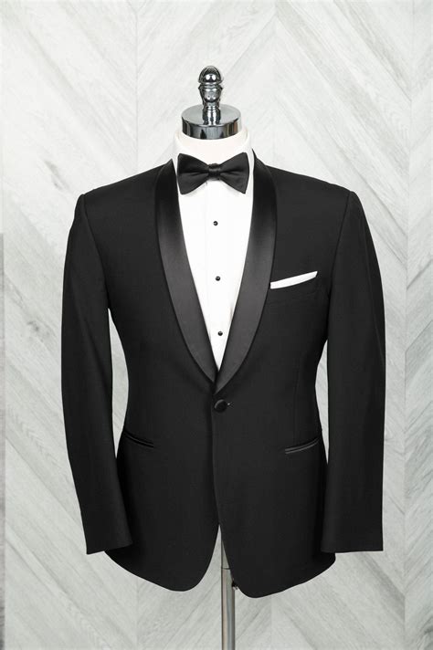 Black Shawl Collar Tux Classy Formal Wear