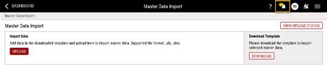 Importing Master Data