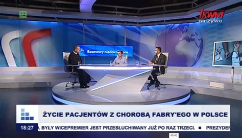 Rozmowy Niedoko Czone Ycie Pacjent W Z Chorob Fabryego W Polsce