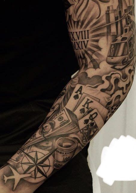 A Man S Arm With Tattoos On It