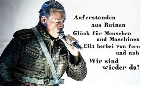 Ja Nein Rammstein Rammstein Till Lindemann Auferstanden Aus Ruinen