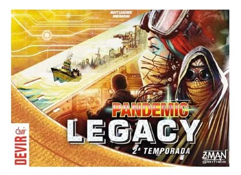 Jogo De Tabuleiro Devir Pandemic Legacy Segunda Temporada Frete grátis