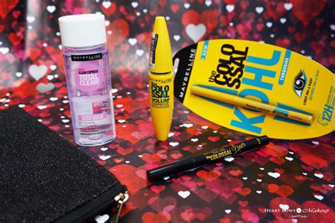 Maybelline Colossal Eye Kit Review Products And Price Heart Bows And Makeup