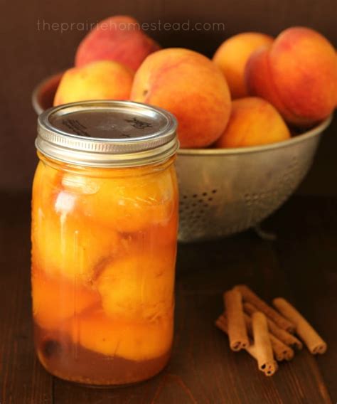 Canning Peaches With Honey And Cinnamon • The Prairie Homestead