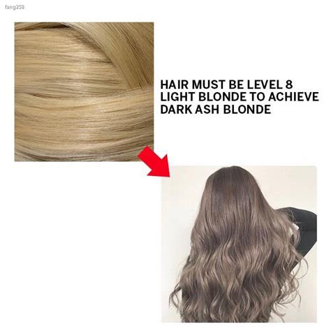 Ash Blonde Permanent Hair Color Set 3 22 Bob Keratin Dye Shopee