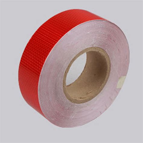 3M 10M 25M 38M Red Reflective Safety Warning Tape Film Sticker Roll