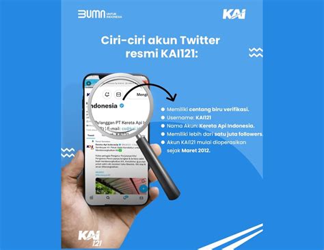 Waspada Akun Twitter Palsu Perhatikan Tanda Tanda Akun Resmi KAI